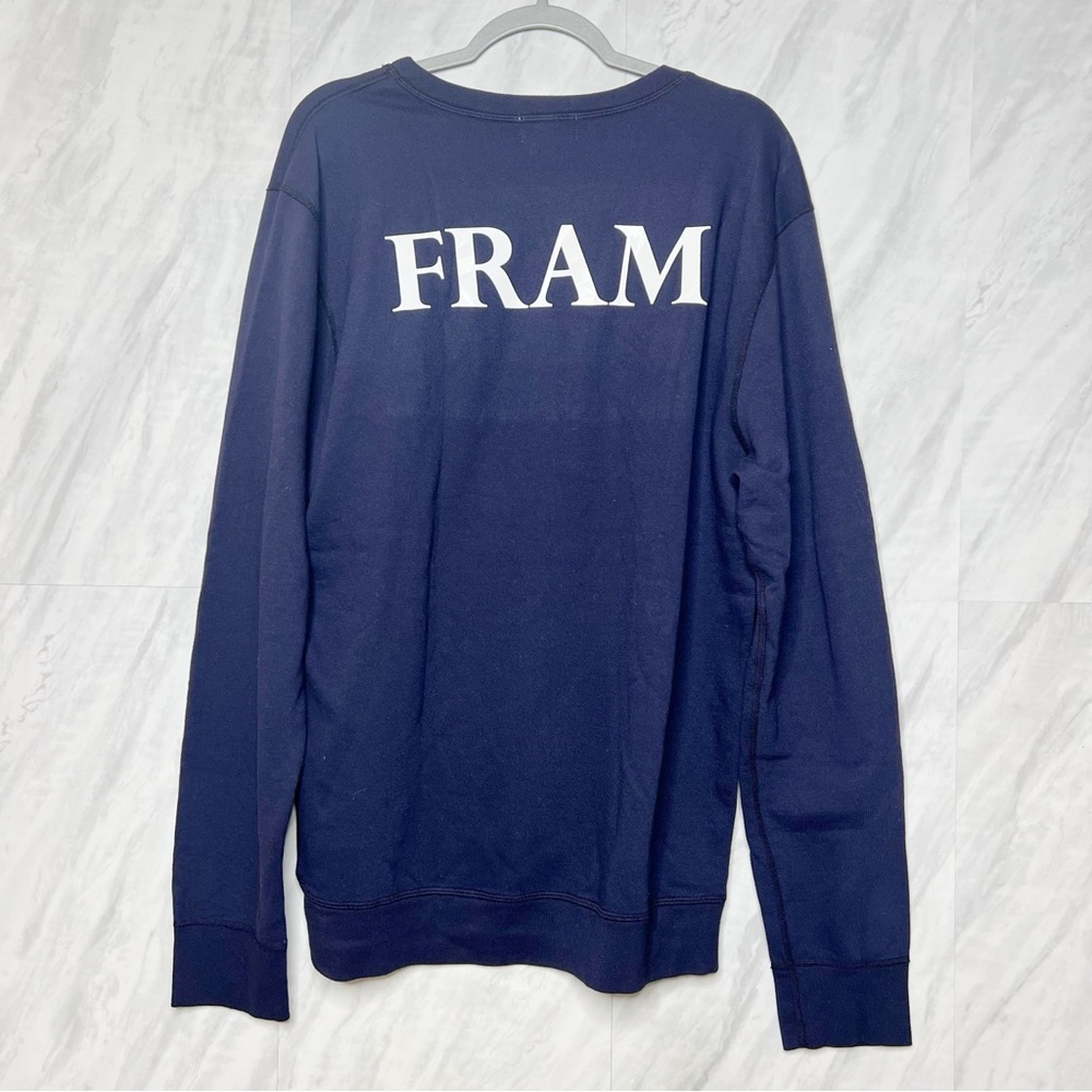 MATE the Label Navy Blue Organic Cotton Sweater XL